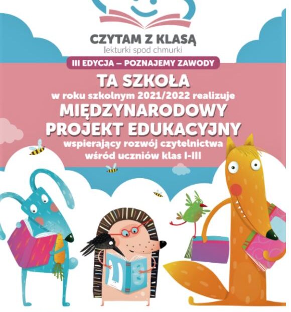 Plakat "Czytam z klasą"